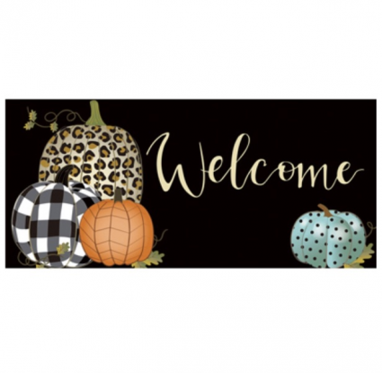 Mixed Print Pumpkins Switch Mat