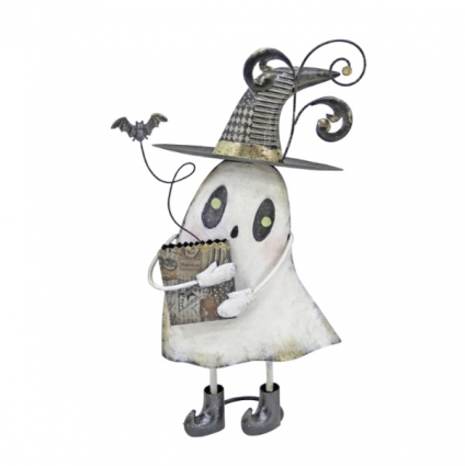 Cute & Spooky Ghost with Trick-or-Treat Bag 
