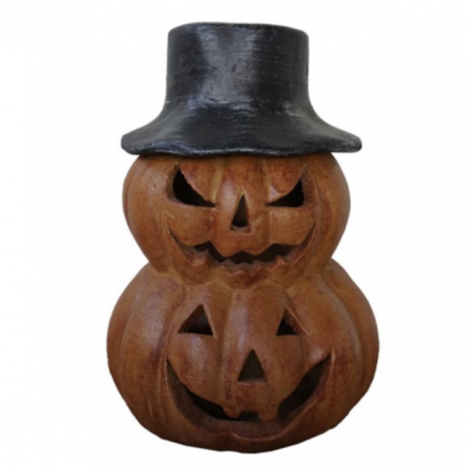 Ghost with Pumpkin on Head