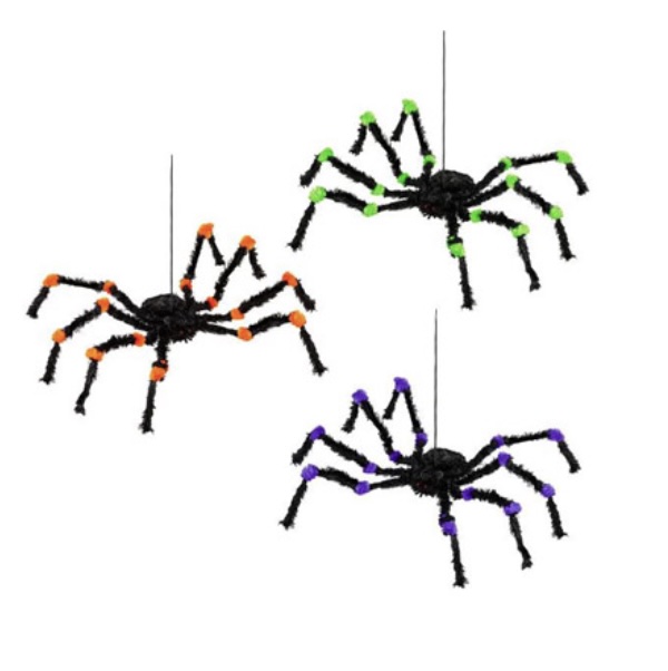Colorful Assorted Hanging Spiders