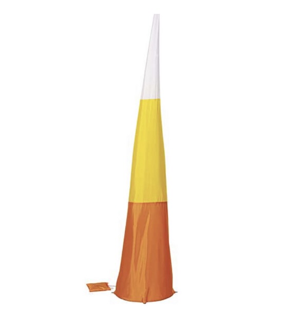 Candy Corn Stake with Lights - Large