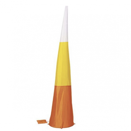 Candy Corn Stake with Lights - Large