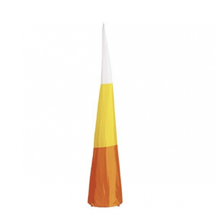 Candy Corn Stake with Lights - Medium