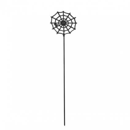 Metal Spider Web Stake 39"H