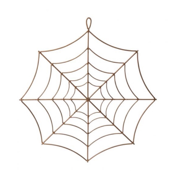 Metal Decorative Spider Web