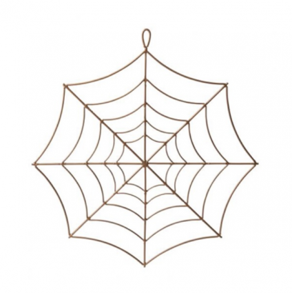 Metal Decorative Spider Web