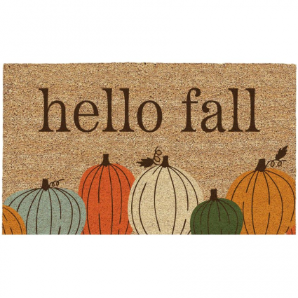 Hello Fall Pumpkins Doormat