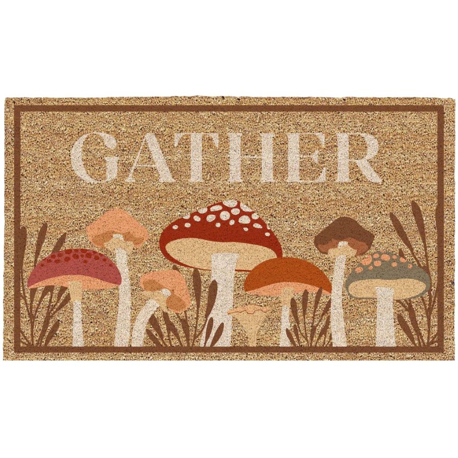 Gather Mushrooms Doormat