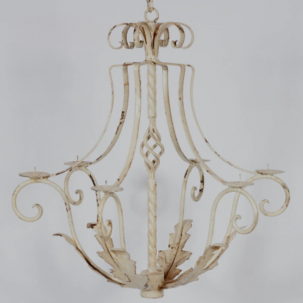CHANDELIER, NAPLES ACID WHITE