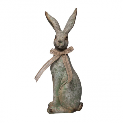 BUNNY, 18" SITTING RUSTIC