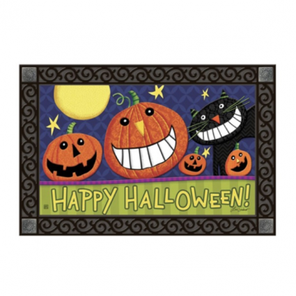 Five Little Pumpkin's saying Happy Halloween 