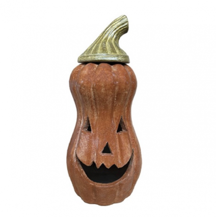 Tall Jolly Pumpkin Lantern  