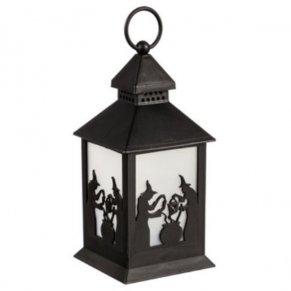 Flickering LED Witch Lantern