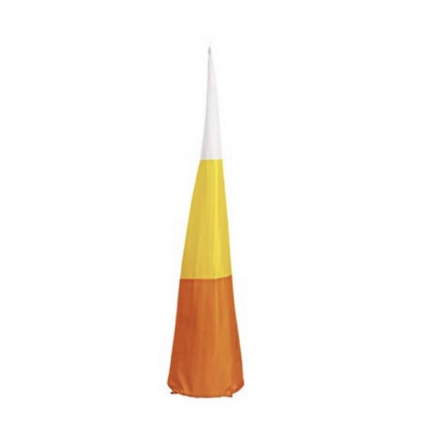 Candy Corn Stake with Lights - Small