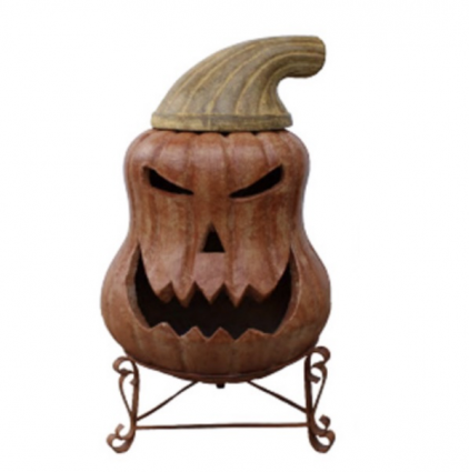 Squatty Pumpkin Chimenea