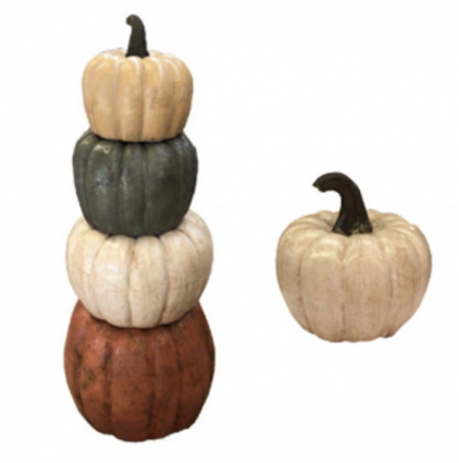 Stackable Colorful Pumpkins