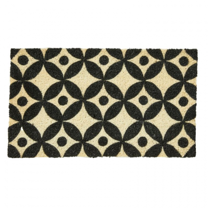 Circles Coir Doormat