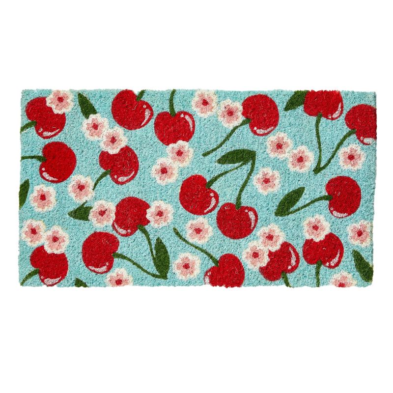 Cherries Coir Doormat