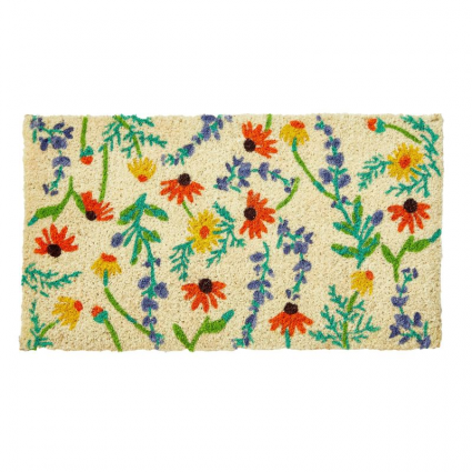 Field Flower Coir Doormat
