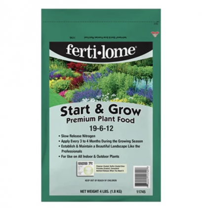 Fertilome Start & Grow Premium Plant Food 19-6-12  4lb 