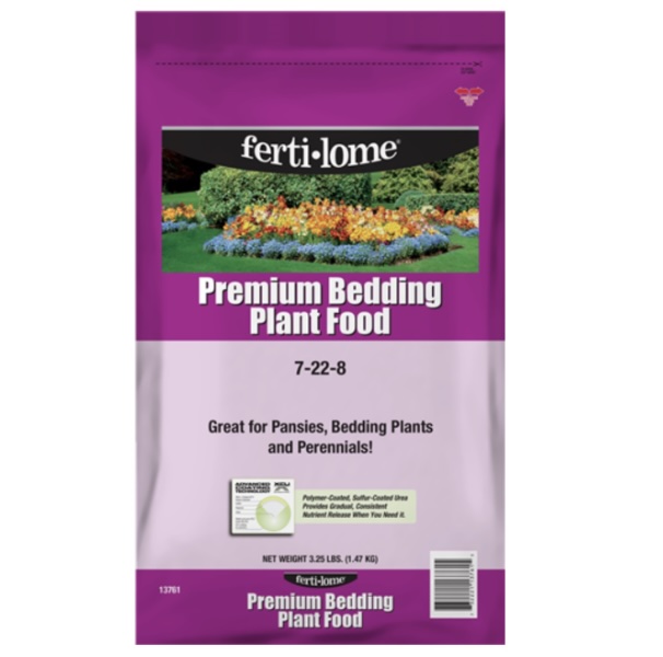 Fertilome Premium Bedding Plant Food 7-22-8  3.25lbs