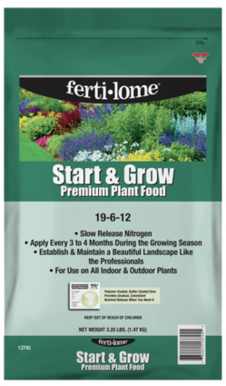 fertilome Start & Grow Premium Plant Food 19-6-12  3.25 lbs