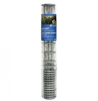 Galvanized Rabbit Fence  Welded Wire, 1" x 4" Mesh  28" X 50'