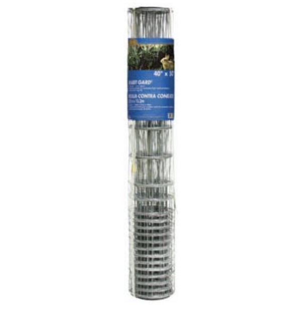Rabbit Gard Galvanized Wire Fence  14-Gauge, 1" x 4" Mesh  28"X25'