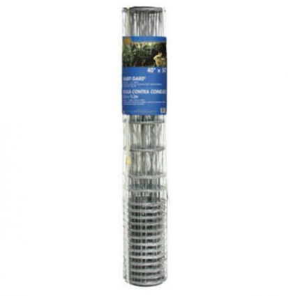 Rabbit Gard Galvanized Wire Fence  14-Gauge, 1" x 4" Mesh  28"X25'