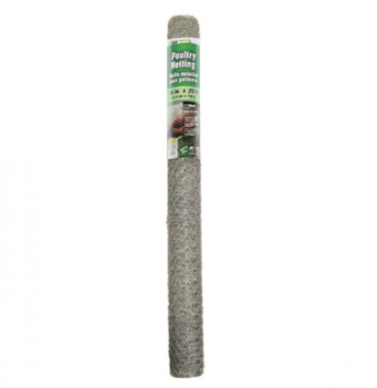 Galvanized Poultry Netting  20-Gauge, 1" Mesh 36" x 25'