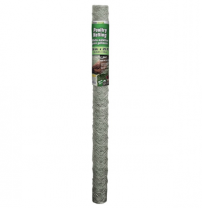 Galvanized Poultry Netting  20-Gauge, 2" Mesh 36" x 25'