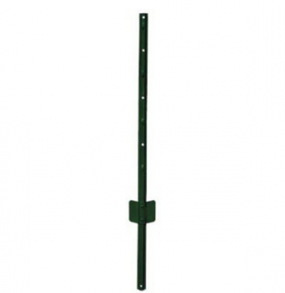 4' Steel Fence U-Post  14-Gauge, Green