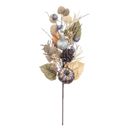 Pumpkin/Gourd Berry Cone Spray 32"