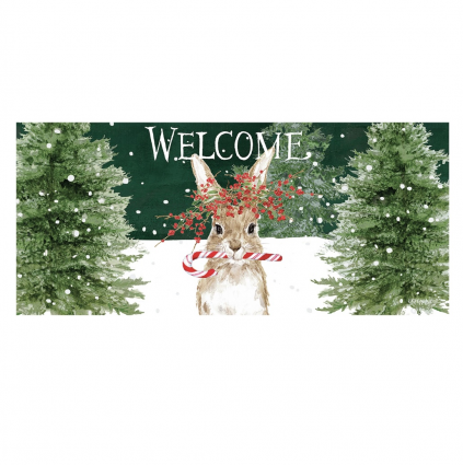 Candy Cane Rabbit Sassafras Switch Mat