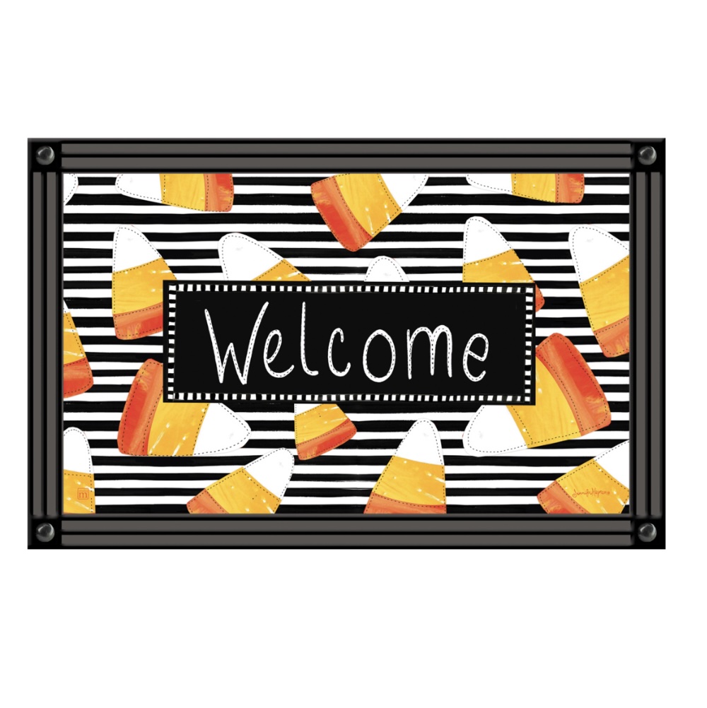 Candy Corn Welcome Doormat