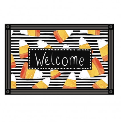 Candy Corn Welcome Doormat