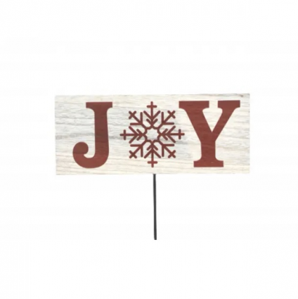 Small White Joy Sign 
