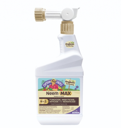 Bonide Captain Jacks Neem Max, 16 oz Ready-to-Spray Cold Pressed Neem Oil