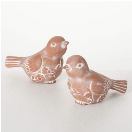 Terracotta Birds (sold seperately)