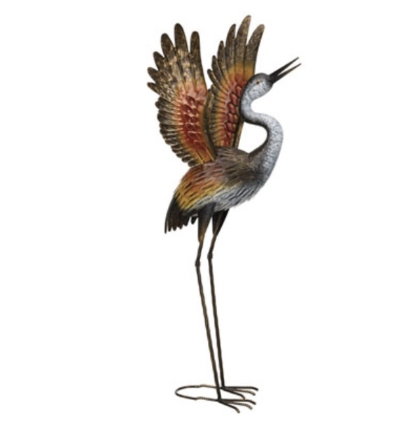 Metal Sparta Crane with Head Up
