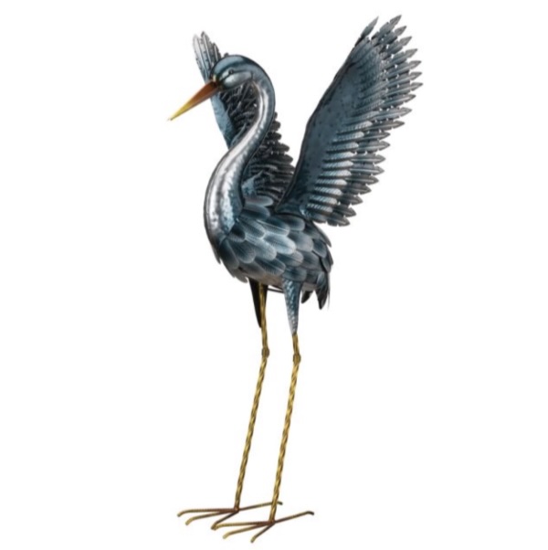 Metal Sea Blue Crane