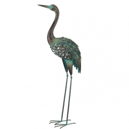 Patina Solar Crane with Head Up