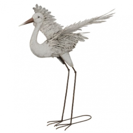 Egret with Wings Out