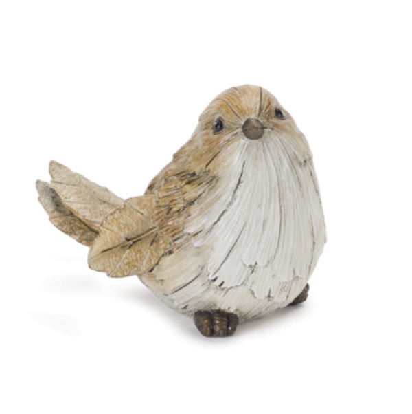 Wood Look Bird Figurine
