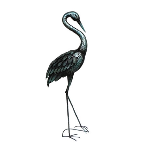 Crane Statue with Head Down