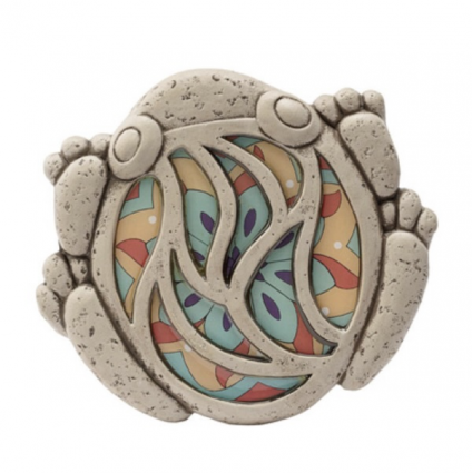Mosaic Frog Stepping Stone