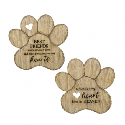 Pet Memorial Garden - Paw Print Stepping Stones