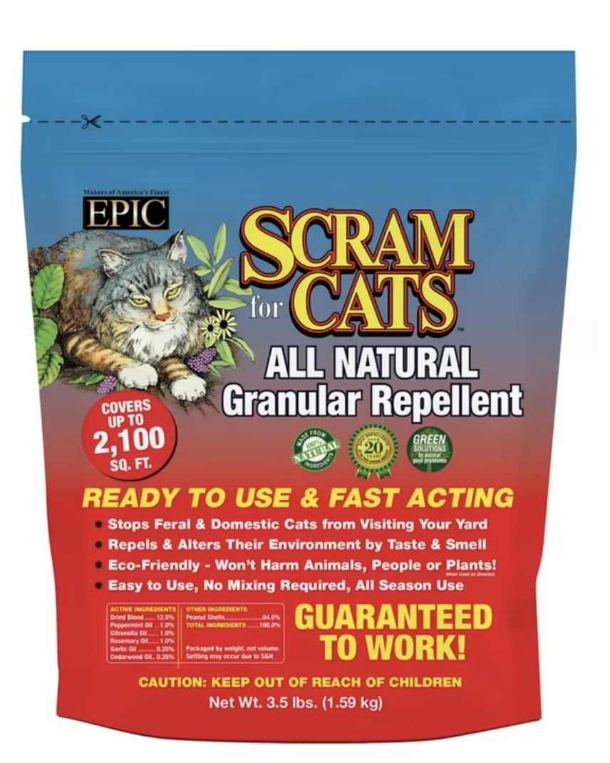 EPIC Scram for Cats Repellent  3.5 lb Shaker Bag