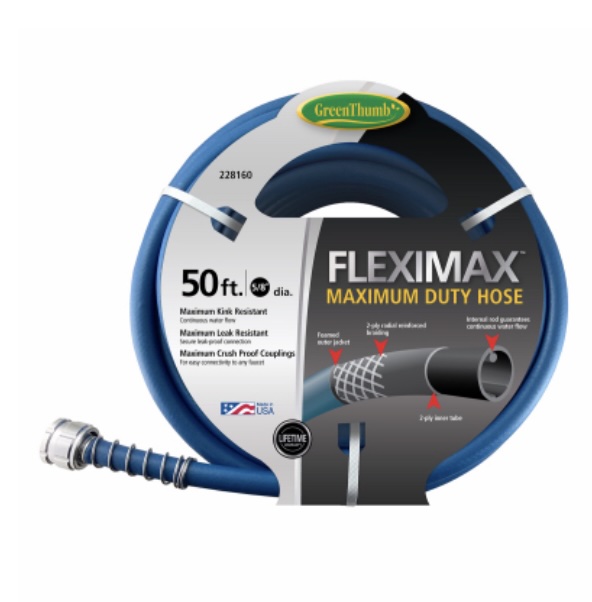FLEXIMAX Garden Hose, Max Duty, 5/8-In. x 50-Ft.