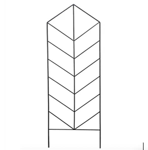 Gardiner Trellis Black 18"W X 72"H
